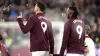 West Ham players showed their support for team-mate Michail Antonio before the Premier League match against Wolves (Zac Good