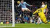 Erling Haaland was on target for Manchester City (Martin Rickett/PA)