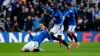 Rangers’ Ianis Hagi, left, was delighted with first Old Firm goal (Andrew Milligan/PA)