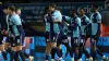 Sonny Bradley (centre) scored Wycombe’s second goal against Portsmouth (Bradley Collyer/PA)